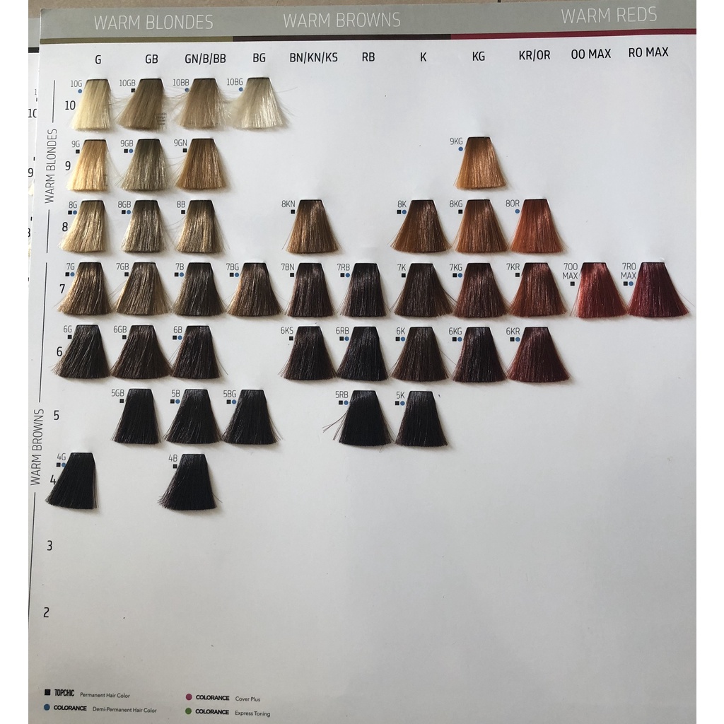 Nhuộm Goldwell Topchic thời trang 250ml