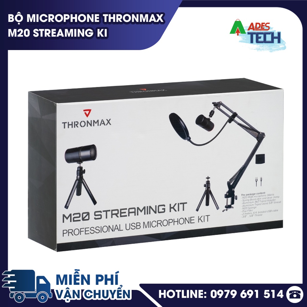 Bộ Microphone Thronmax M20 STREAMING KIT - Bảo Hành 12 Tháng