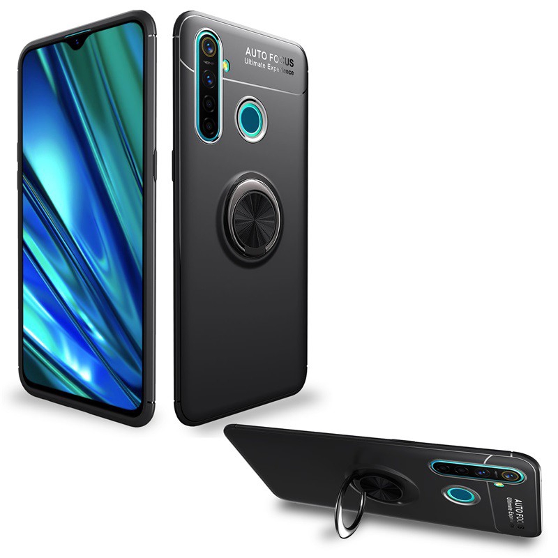 Ốp Điện Thoại Silicon Mềm Có Vòng Đỡ Nam Châm Cho OPPO Realme 6 3/3i/3 Pro/X Lite/C2/C1 6i C15 C11 C2 C1 Narzo 30A