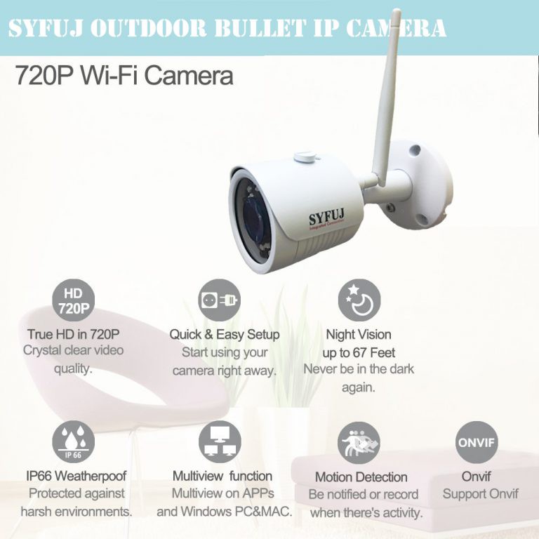 Bộ KIT Camera IP không dây 4 Kênh SYFUJ NVR  HD 720P siêu nét, dễ dàng lắp đặt | BigBuy360 - bigbuy360.vn
