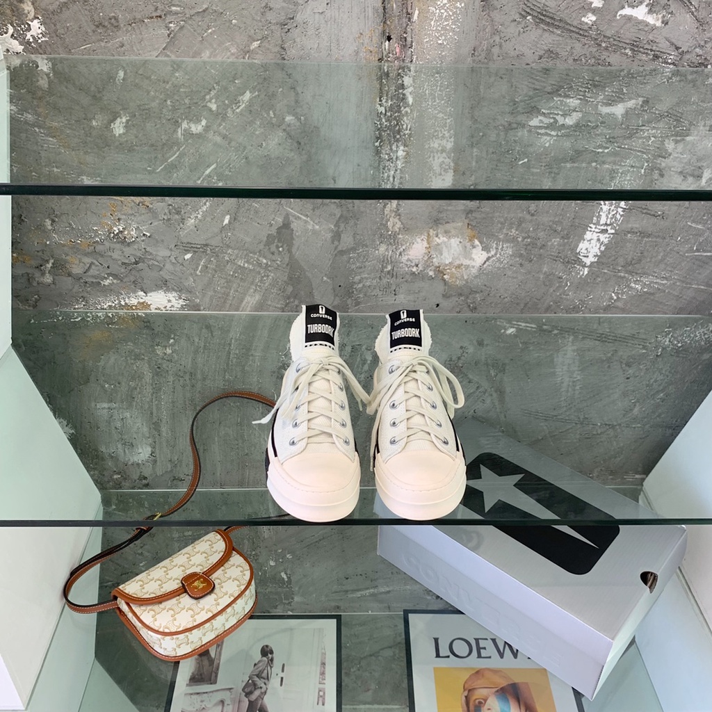 Giày sneaker unisex da thật thời trang cao cấp Converse thiết kế basic, mang phong cách trẻ trung, năng động
