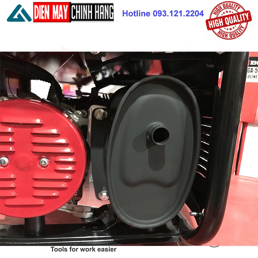 Máy Phát Điện Gia Đình | Máy Phát Điện Mini Bgas 2500G, Công Suất 2Kw