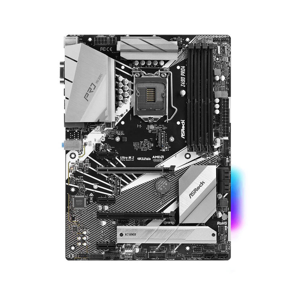 Bo Mạch Chủ Mainboard ASRock Z490 Pro4 - Hàng Chính Hãng