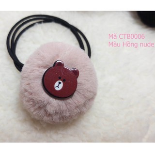 [Xả hàng] ĐỒ CỘT TÓC BÔNG TRÒN. đồ cột tóc nhung hình thú [VIDEO THẬT]