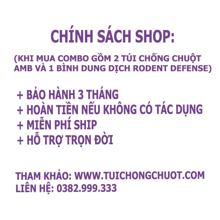 Túi chống chuột AMB chính hãng, đuổi chuột vào ô tô hiệu quả nhất hiện nay