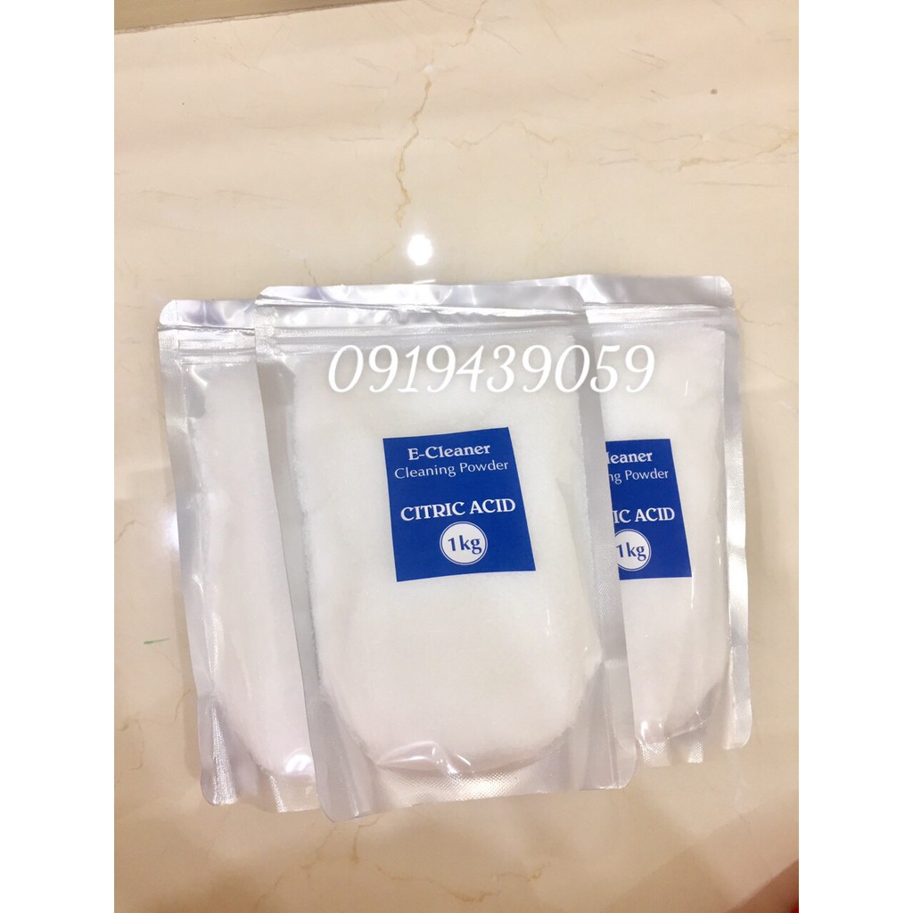 Bột Acid citric dùng Vệ Sinh Máy Lọc Nước Điện Giải ion Kiềm
