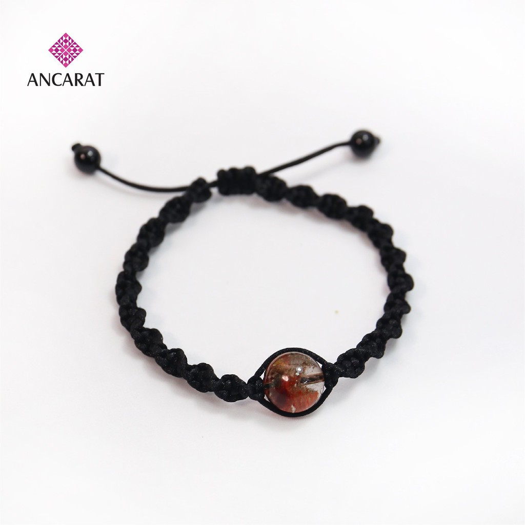 ANCARAT-Vòng tay handmade ngũ hành đá ưu linh ngũ sắc