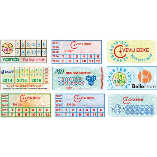 Chuyên in tem nhãn theo yêu cầu số lượng ít THIẾT KẾ MIỄN PHÍ