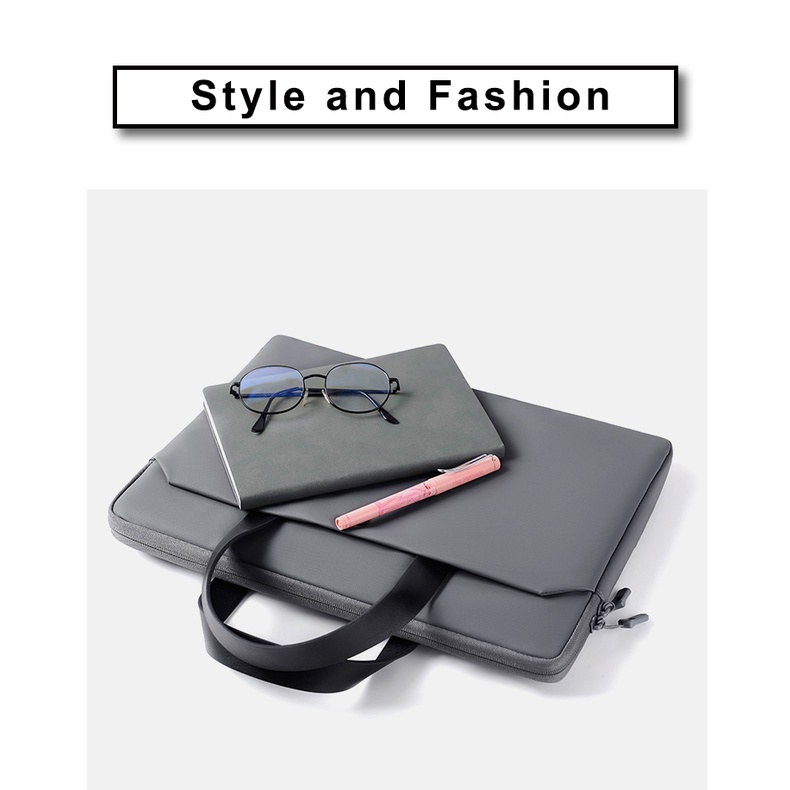 Túi Đựng Laptop Chống Thấm Nước Kích Thước Lớn Có Khóa Kéo Hàng Mới 2022 Cho Notebook 13 14 15.6 Inch