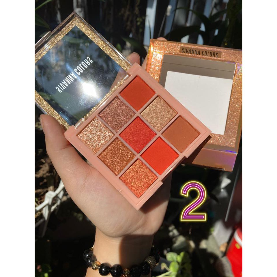 PHẤN MẮT NHŨ 9 Ô SIVANNA TOUCH VELVET EYESHADOW hf 4030