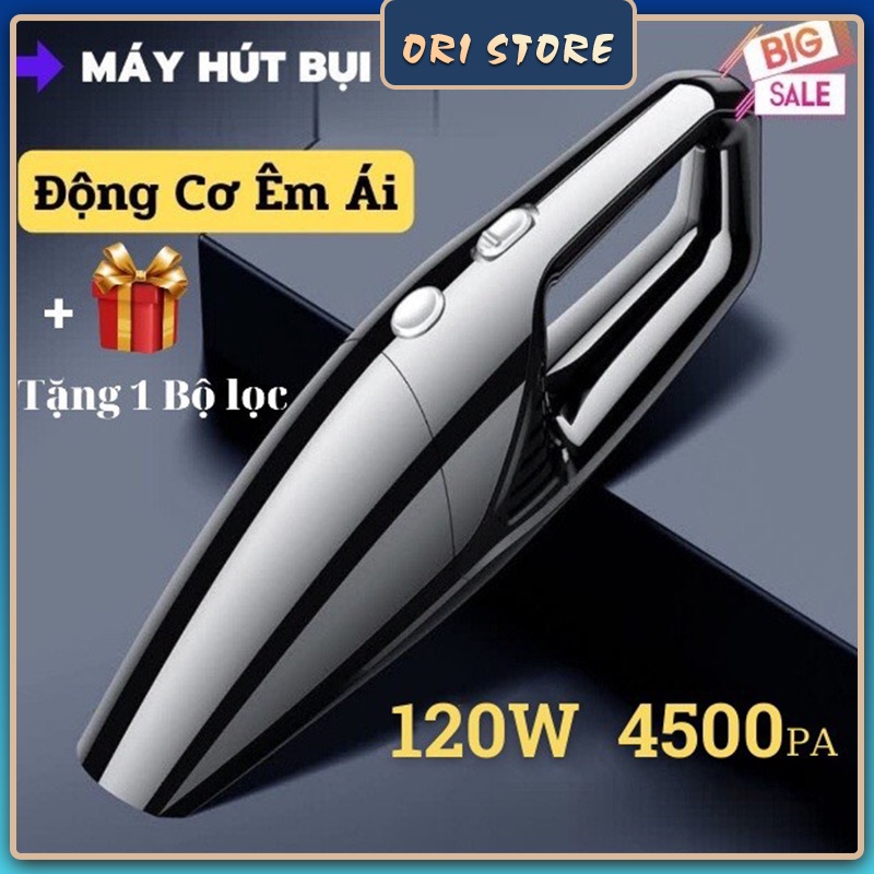 Máy Hút Bụi Cầm Tay Không Dây Mini, Hút Bụi Ô Tô, Giường Nệm, Lông Mèo, Lực Hút Cực Mạnh, Tiện Lợi Dễ Sữ Dụng