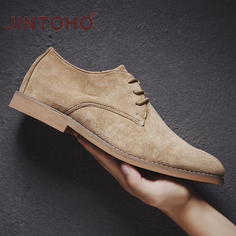 Giày oxford Da Lộn Kiểu Dáng Đơn Giản Thời Trang Theo Phong Cách Anh Dành Cho Nam