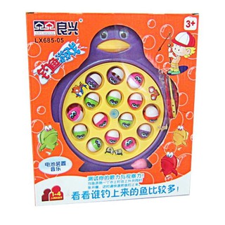 Bộ đồ chơi câu cá có nhạc bằng nhựa , kết nối yêu thương gia đình