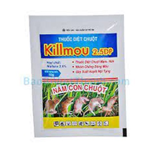 Thuốc diệt chuột Killmou thế hệ mới 2.5DP (Gói 10g)