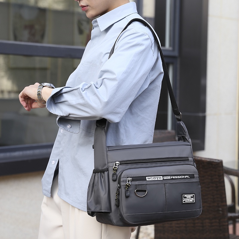 Túi Đeo Chéo Vai Dung Tích Lớn Chống Thấm Nước Cho Nam