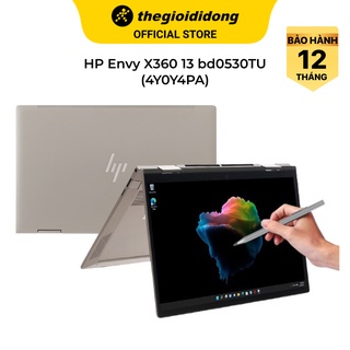 Laptop HP Envy X360 13 bd0530TU i5 1135G7/8GB/512GB/13.3"F/Touch/Pen/Win11/(4Y0Y4PA)/Vàng - Hàng chính hãng