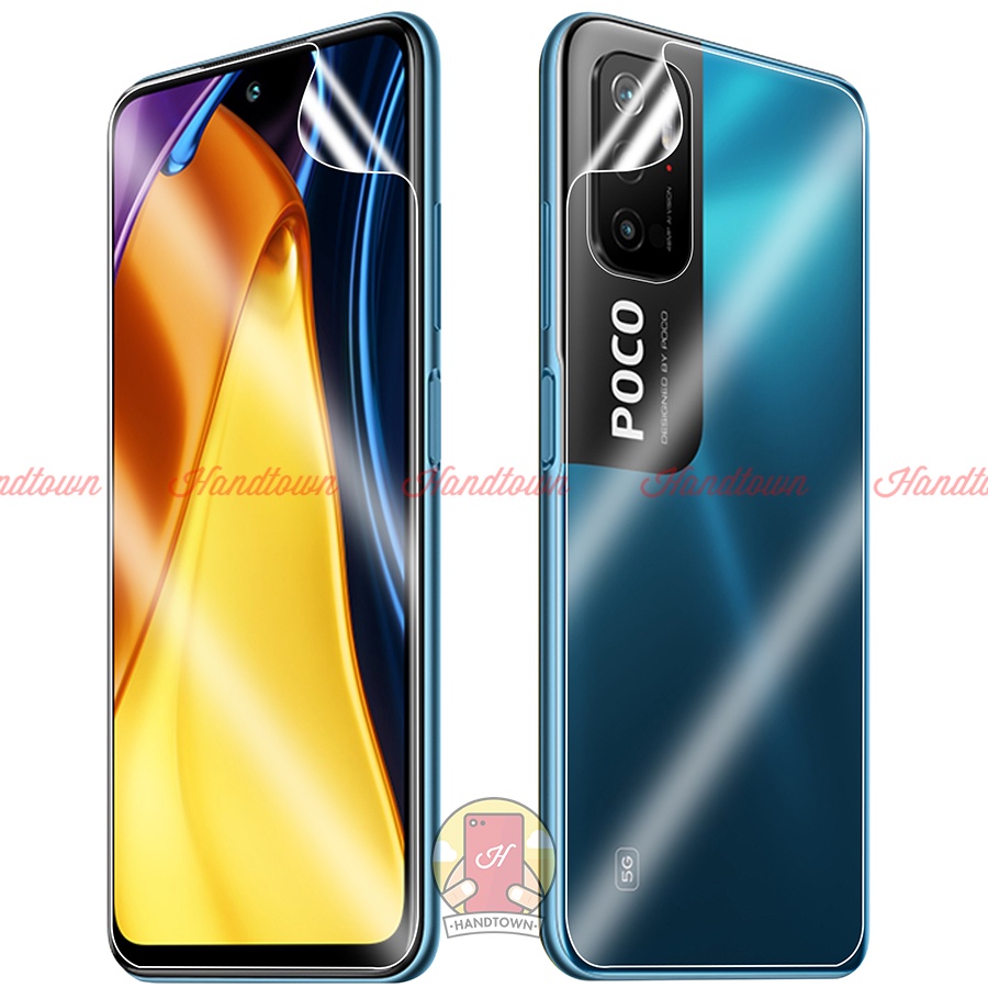 Miếng Dán PPF Xiaomi Poco M3 Pro 5G Cường Lực Dẻo Bảo Vệ Màn Hình và Mặt Lưng Khỏi Trầy Xước Bụi Bẩn Va Đập Cực Tốt