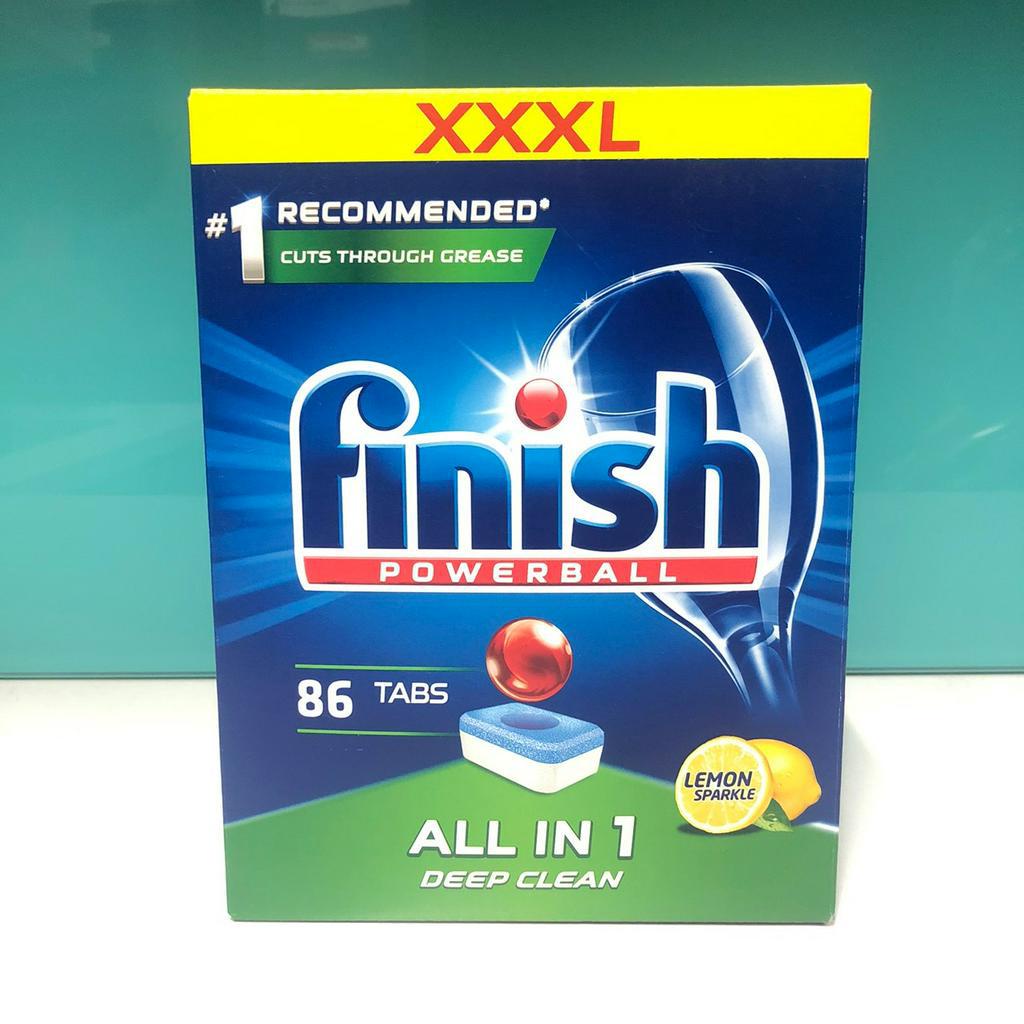 Viên rửa bát Finish All In 1hương chanh 6 chức năng