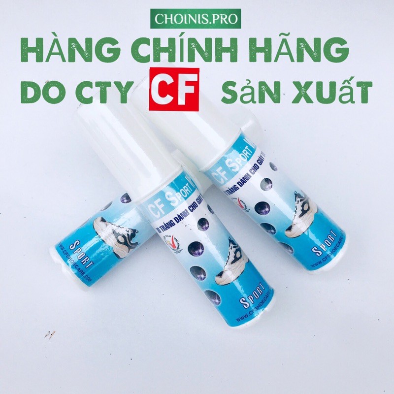 Lọ xịt tẩy trắng đa năng giầy, túi xách CF SPORT WHITE