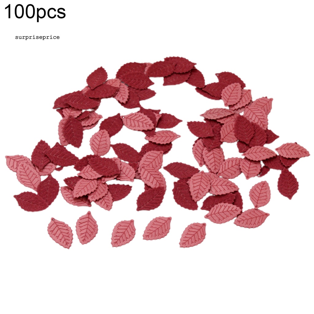 Set 100 Lá Giả Bằng Vải Dùng Trang Trí