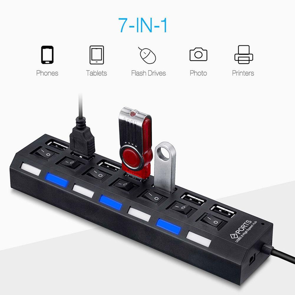 Bộ Hub Chia Nhiều Cổng Usb Tốc Độ Cao U Y7X8