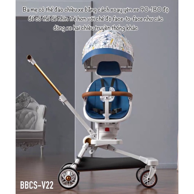 Xe đẩy xoay chiều Baby Cosi