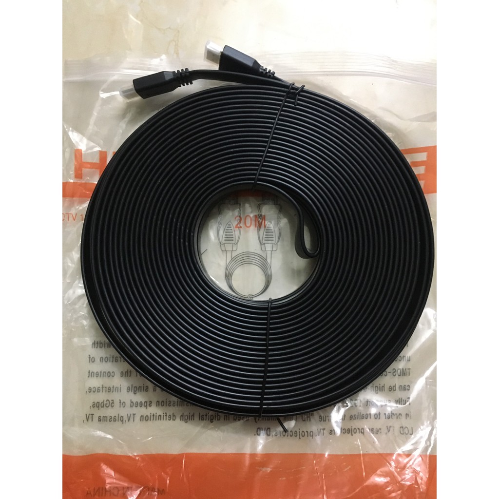 Dây HDMI 20M đẹt đen