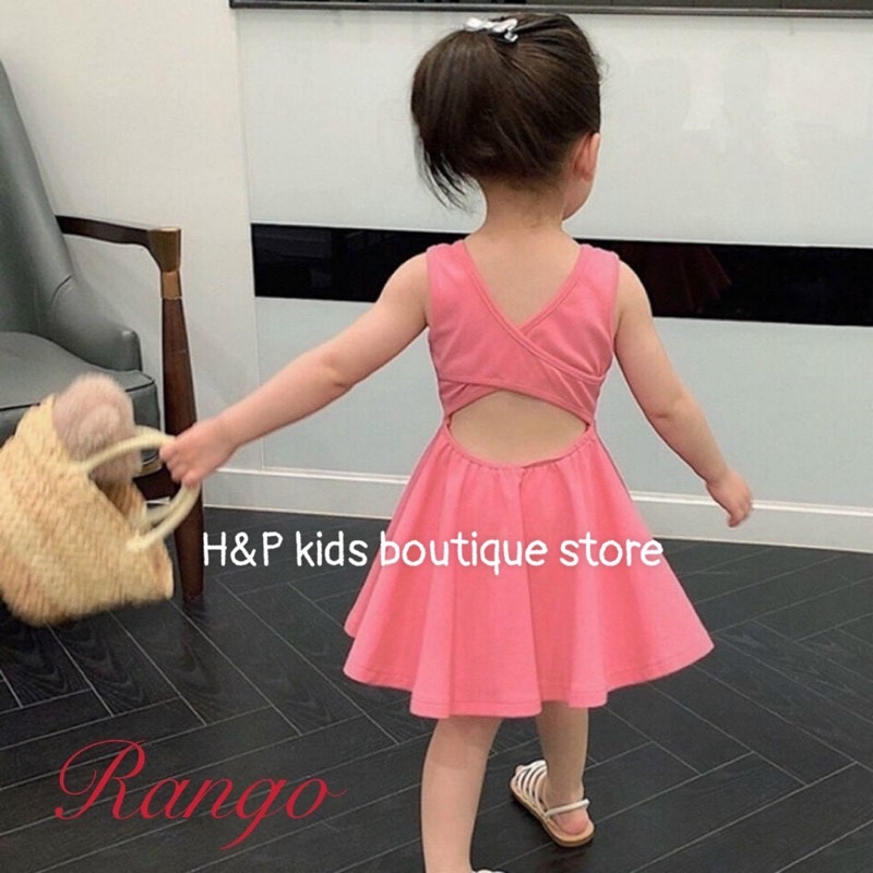 Váy bé gái hở lưng
