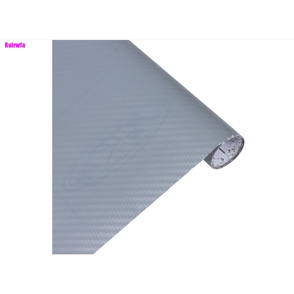 [Ruirwfa] 3D Carbon Fiber Matte Vinyl Film Car Sheet Wrap Roll Sticker Decor Multi Sizes