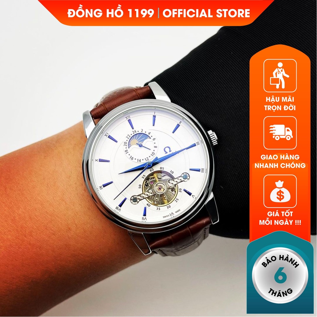 [QUÀ TẶNG] Đồng hồ cơ - Đồng Hồ Nam Dây Da Chống Nước Chống Xước Máy Chuẩn Chất Liệu Cao Cấp 4122GD - 1199 Watches | BigBuy360 - bigbuy360.vn