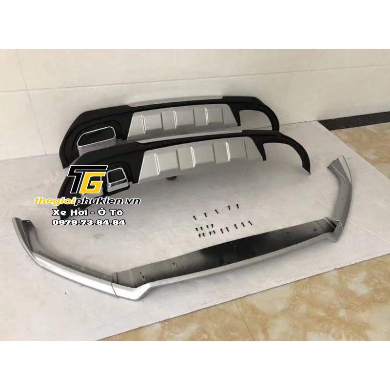 Hyundai Santafe 2019-2020 - Líp pô thể thao nhựa ABS theo xe