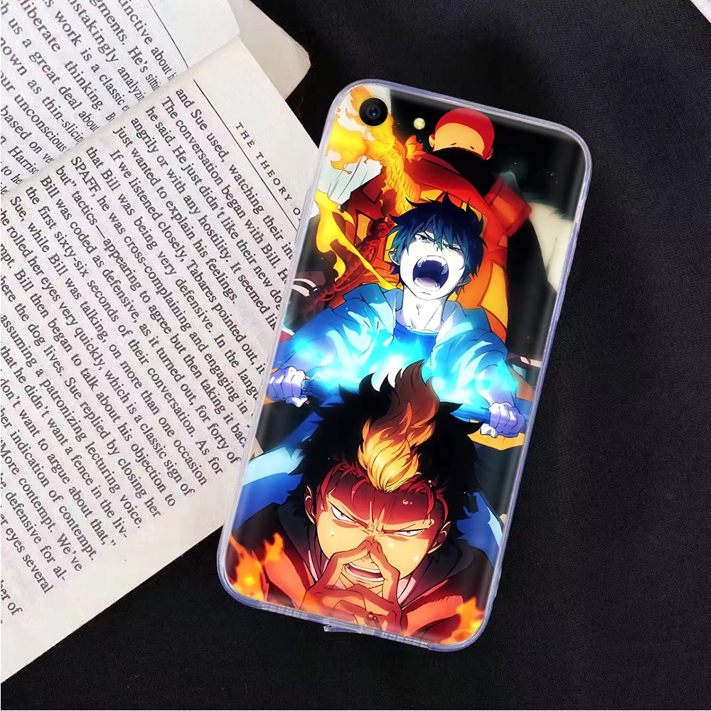 Ốp Điện Thoại Trong Suốt Họa Tiết Anime Blue Exorcist Cho Asus Zenfone Max Shot Pro 6 7 M1 M2 Plus