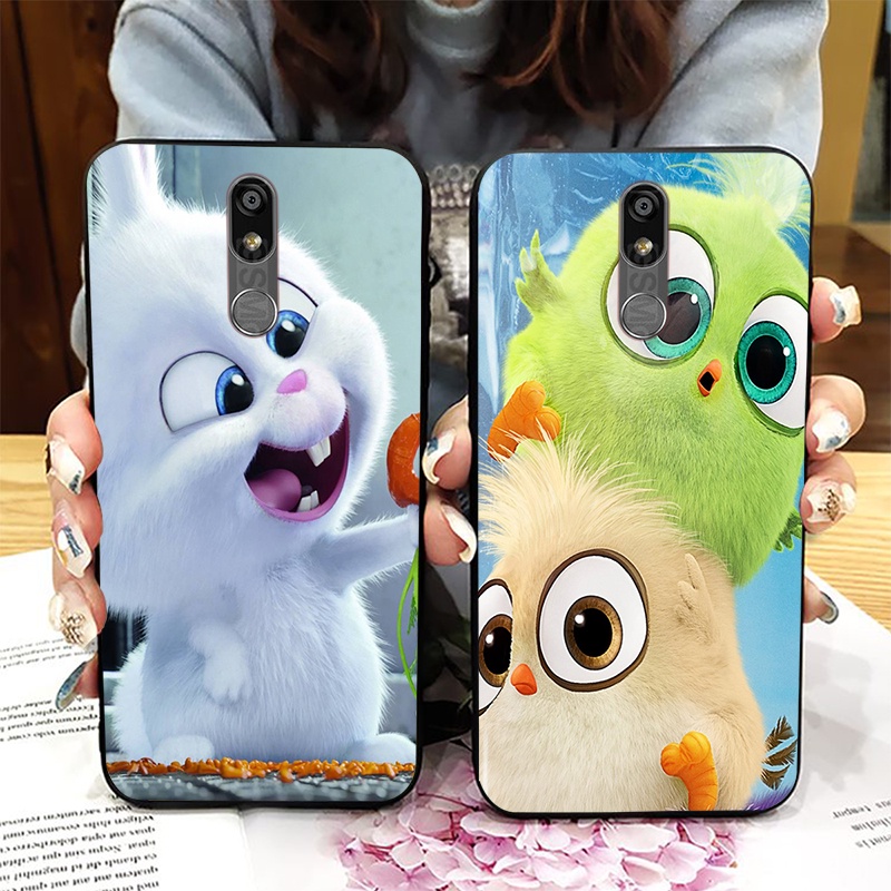 Ốp điện thoại họa tiết hoạt hình Mickey Minion Elsa cho LG K40 K12+ K12Plus X4 2019 K41S K42