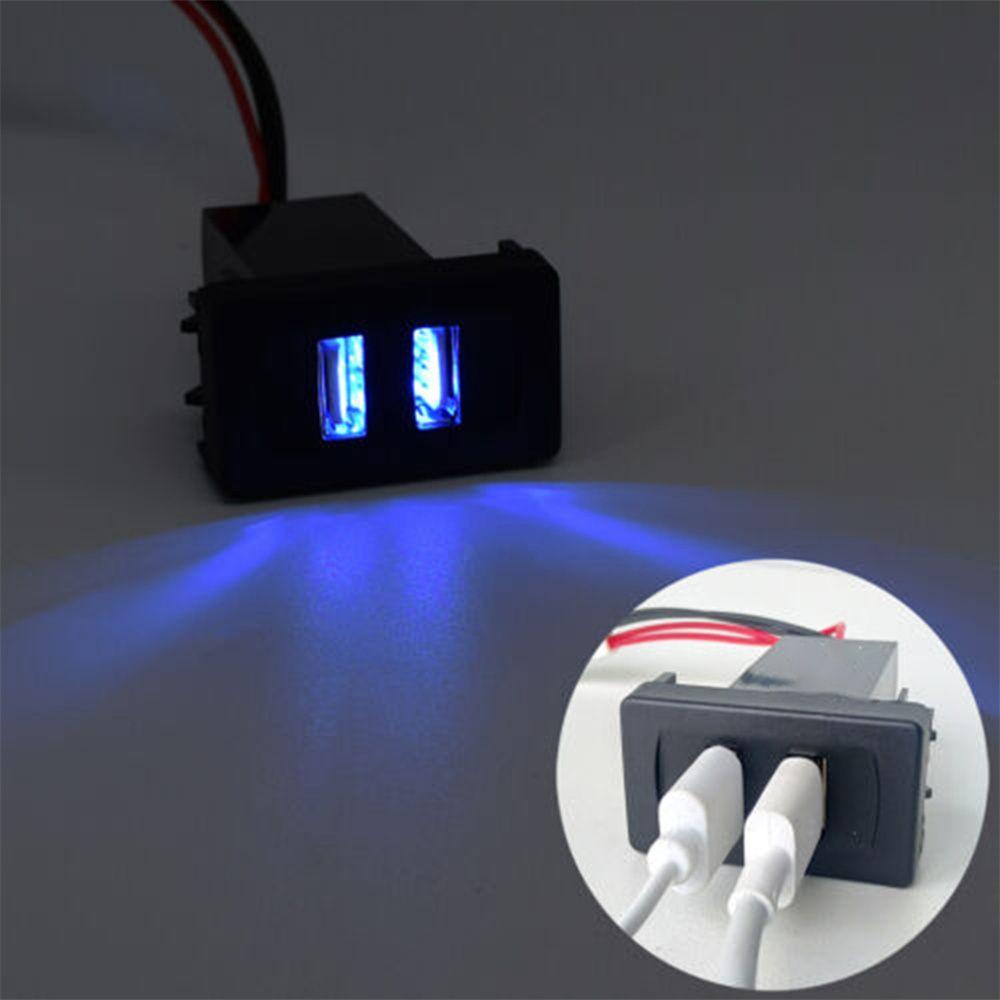 Củ Sạc Tích Hợp Ổ Cắm 2.1A Cho Xe Hơi