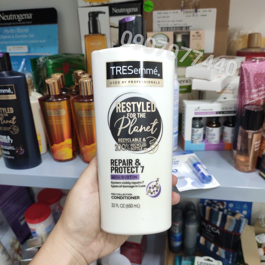 Set dầu gội &amp; xả TRESemme Restyled For The Planet 650ml - EDS Hàng Mỹ