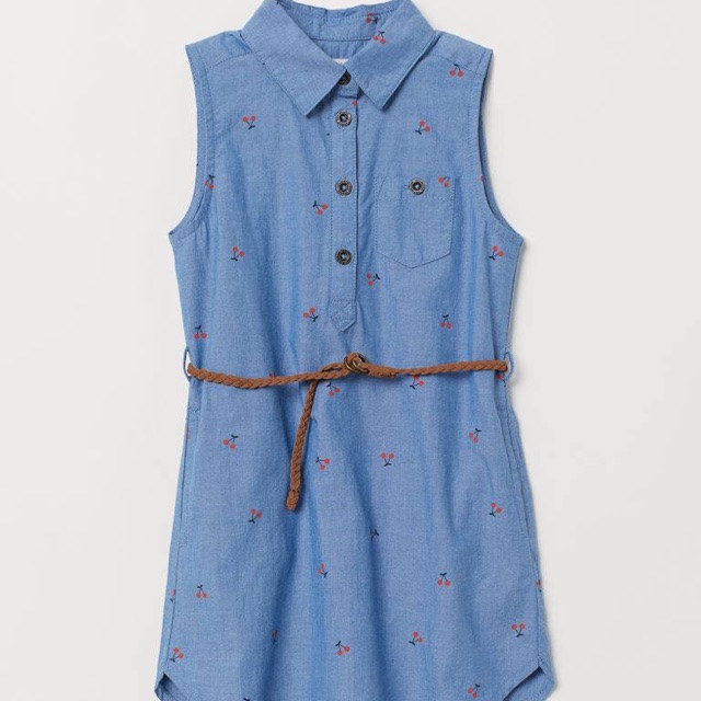 HM Sleeveless Shirt Dress size 3-4Y