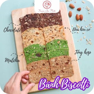 Bánh quy Biscotti 4 vị cực ngon dành cho Ăn Kiêng - Giảm Cân - Dành Cho Người Tiếu Đường 250gr