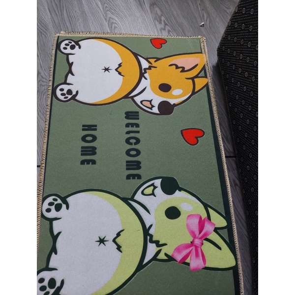 THẢM LAU CHÂN 3D HÌNH THỨ CHỐNG TRƠN TRƯỢT 40x60CM