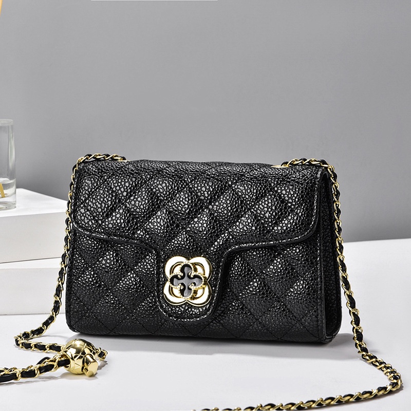 Túi Xách Đeo Vai Hình Vuông Cỡ Nhỏ Phong Cách Mới Phối Dây Xích Thời Trang Cho Nữ