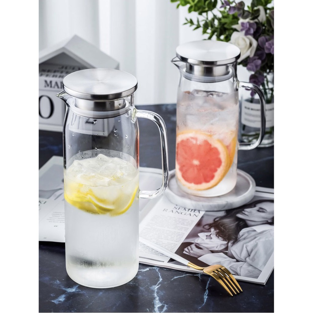[Mã SKAMLTSM9 giảm 10% đơn 99K] Bình nước thuỷ tinh nắp inox