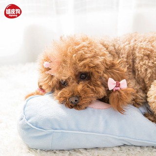 Phụ kiện cho thú cưng lông chó vương miện thắt nơ Teddy kẹp tóc mèo phụ kiện kẹp