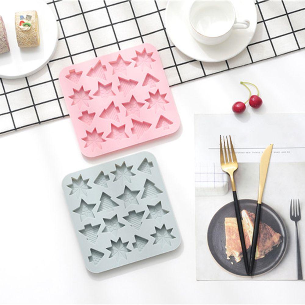 WTTLE Khuôn Silicone Làm Xà Phòng / Sô Cô La Hình Cây Bông Tuyết Xinh Xắn