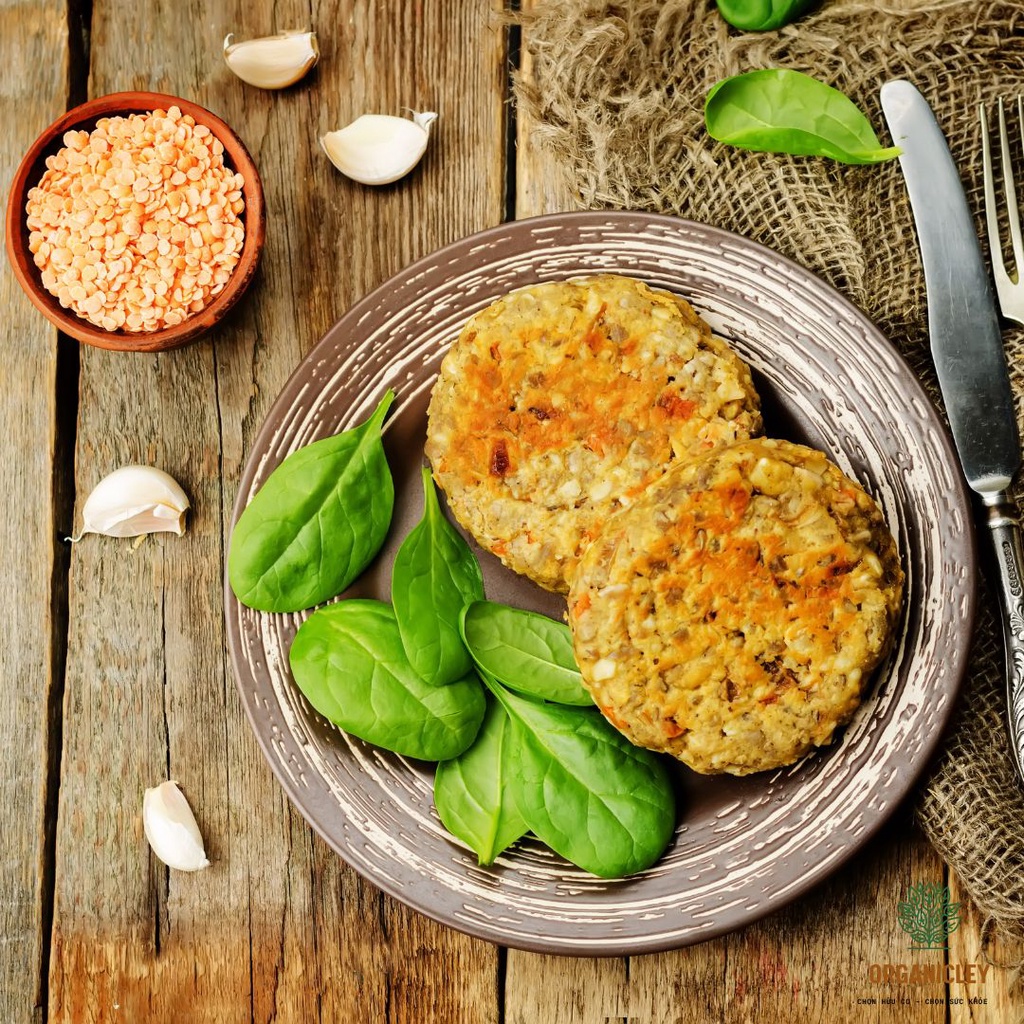 Đậu Lăng Đỏ Hữu Cơ Sottolestelle Organic Hulled Red Lentils 500g - Đậu Hữu Cơ - Đậu Lăng Hữu Cơ - Hạt Đậu Lăng
