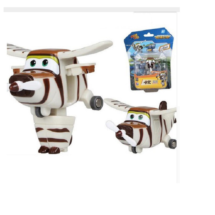 Super wings đội bay siêu đẳng mô hình Bello hoang dã máy bay mini và rô bốt 2 trong 1