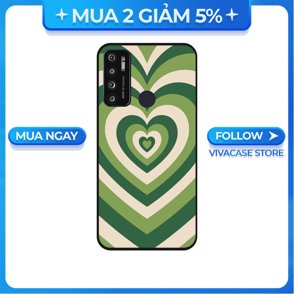 Ốp lưng Vsmart Joy 3/Joy 4/Active 3/Bee 3/Live/...dẻo đen hình Trái tim