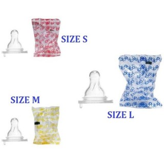 Núm ti Agi cho bình sữa cổ hẹp size S / M / L