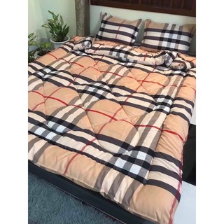 Bộ gra giường 3 món ( 1 gra + 2 vỏ gối nằm)