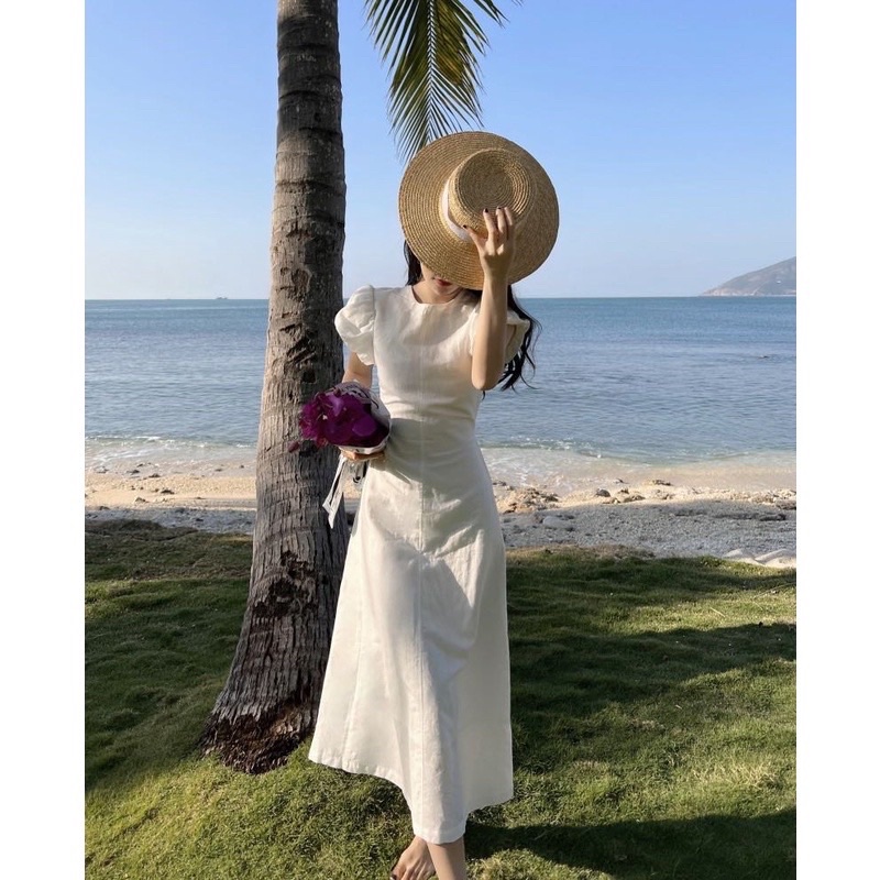 đầm cut out lưng