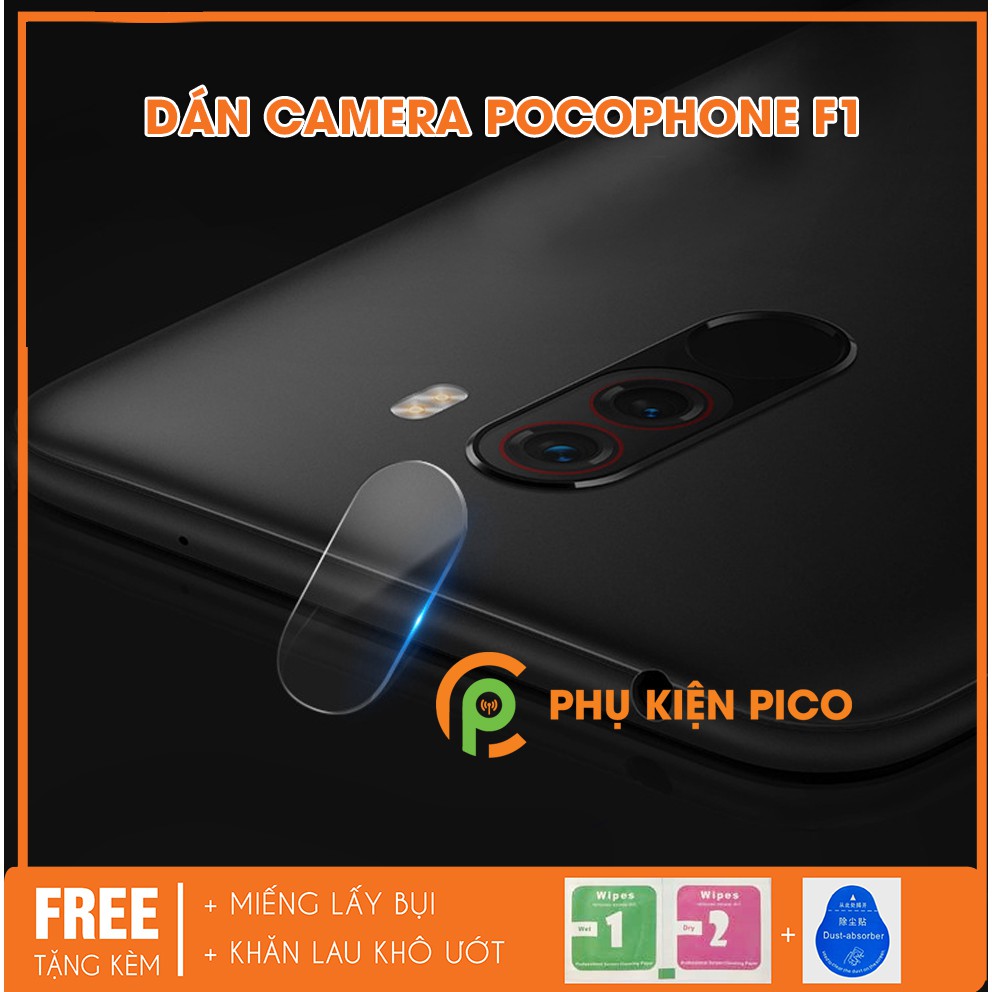 Cường lực camera Pocophone F1 trong suốt độ cứng 9H chống trầy xước, va đập - Dán camera Xiaomi Pocophone F1