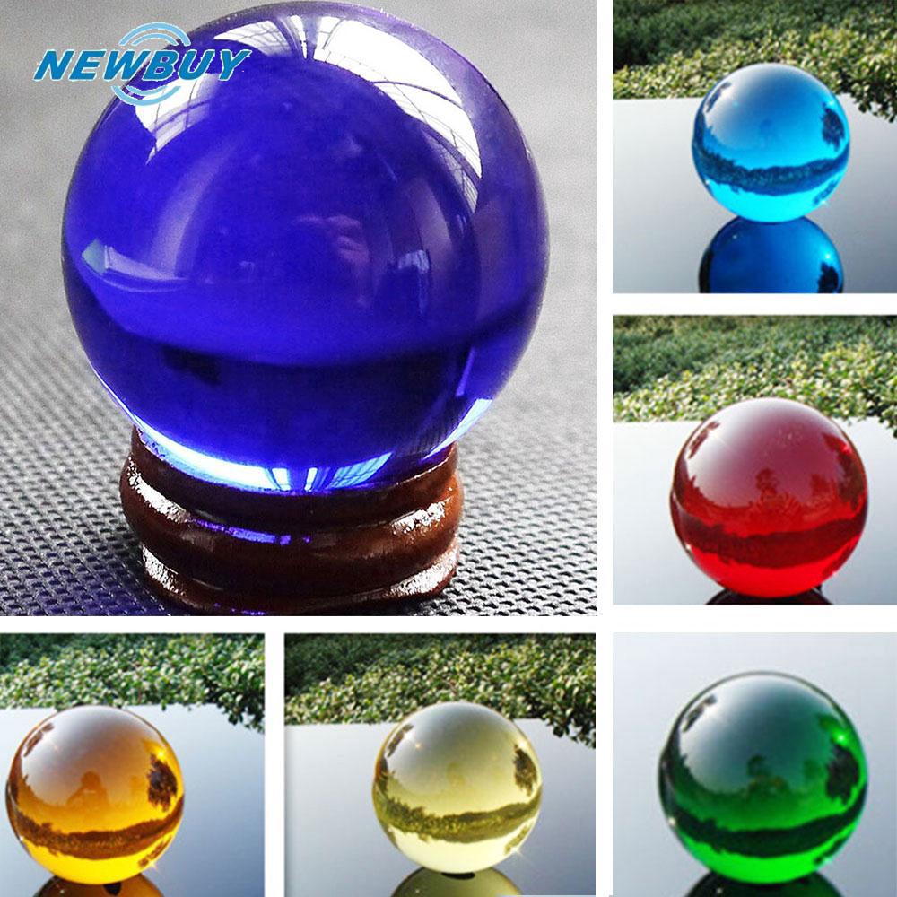Quả cầu pha lê phong thủy nhiều màu độc đáo tùy chọn